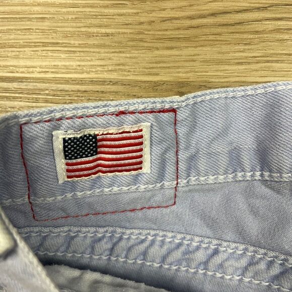 True Religion Jeans Womens 26 Blue Cameron Distressed Straight - Picture 5 of 12